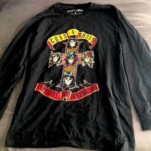Black guns and roses long sleeve